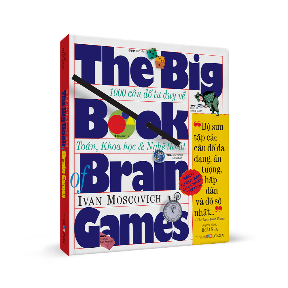 The Big Book of Brain Games - 1000 câu đố tư duy về Toán, Khoa học và Nghệ thuật