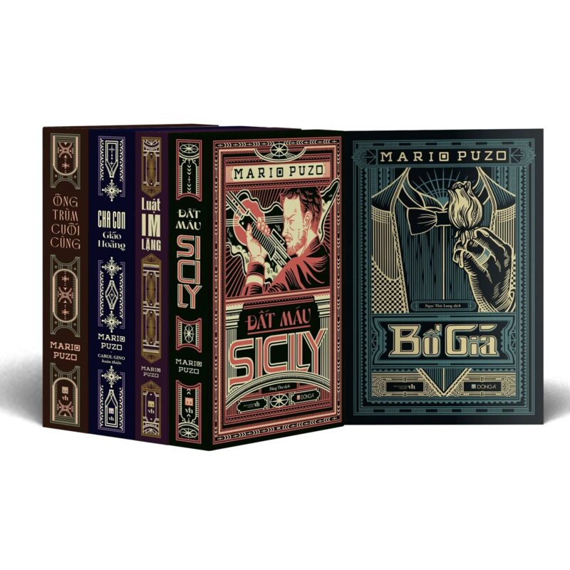 Trọn bộ 4 tiểu thuyết Mario Puzo bản giới hạn: Tuyệt tác cho tín đồ Mafia