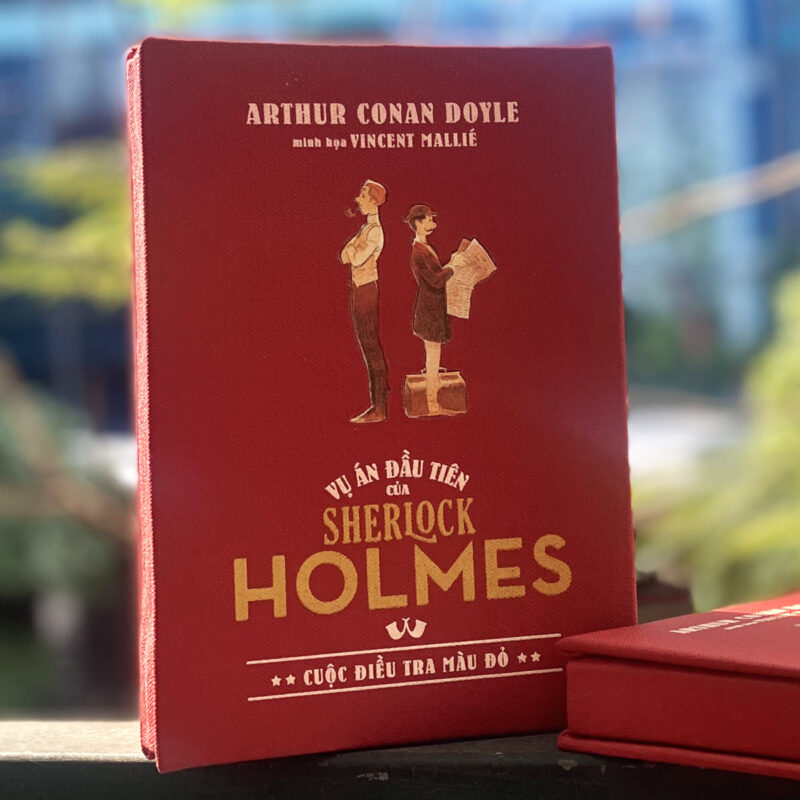 Sách Vụ Án Đầu Tiên Của Sherlock Holmes Phiên Bản Đặc Biệt - Bìa vải