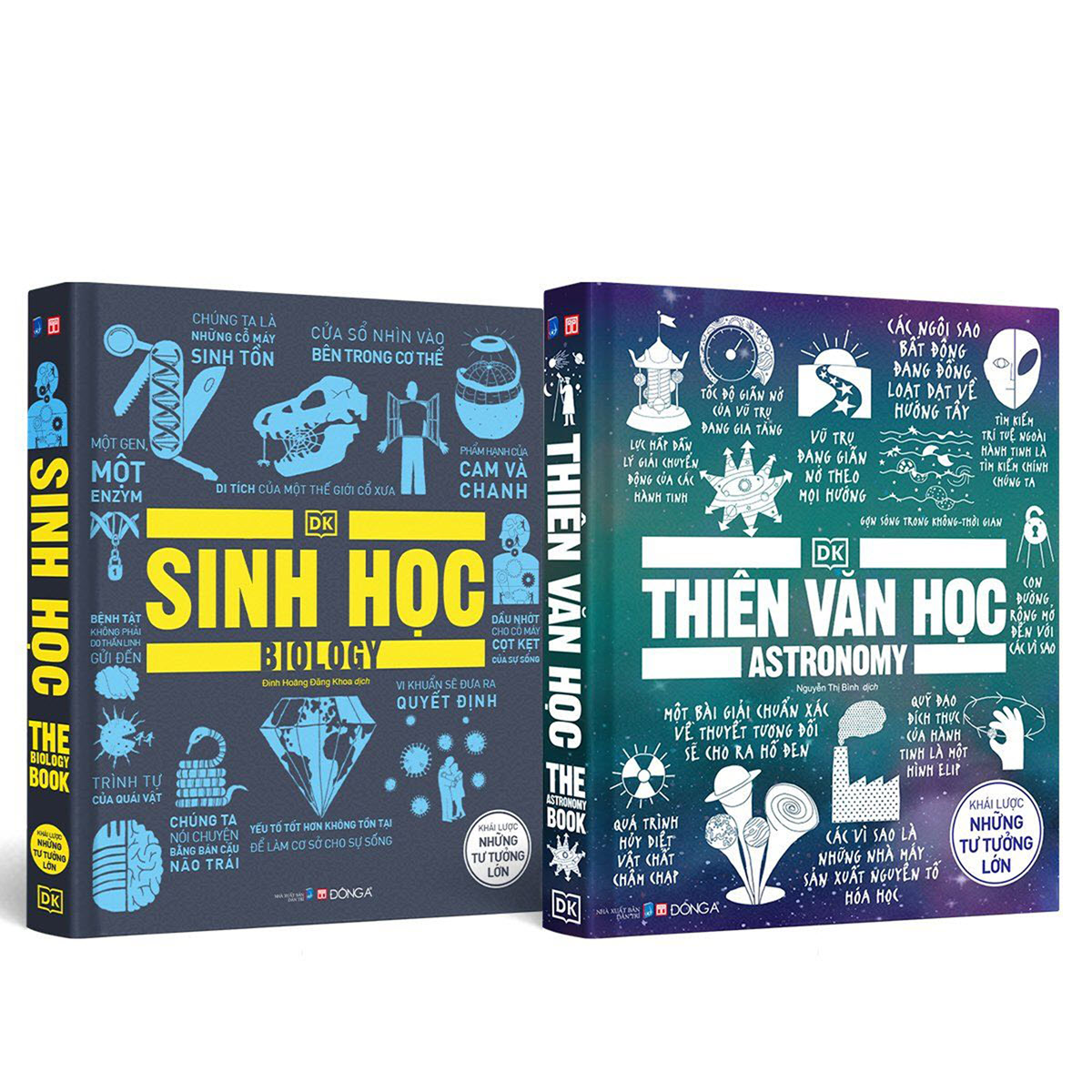 Combo 2 cuốn Sinh học và Thiên văn học – Khái lược những tư tưởng lớn