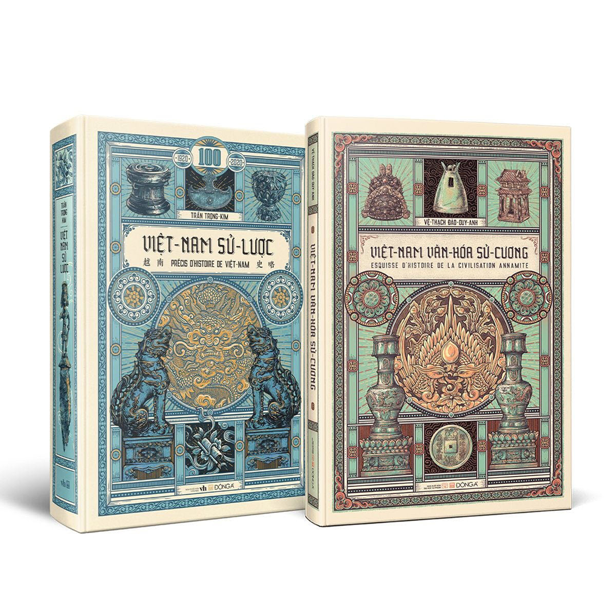 Combo Việt Nam sử lược & Việt Nam văn hóa sử cương: Bộ đôi sử học kinh điển