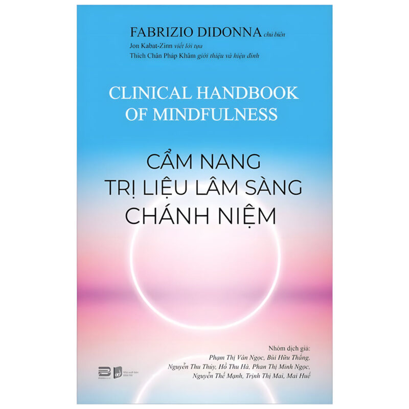 sách cẩm nang trị liệu lâm sàng chánh niệm