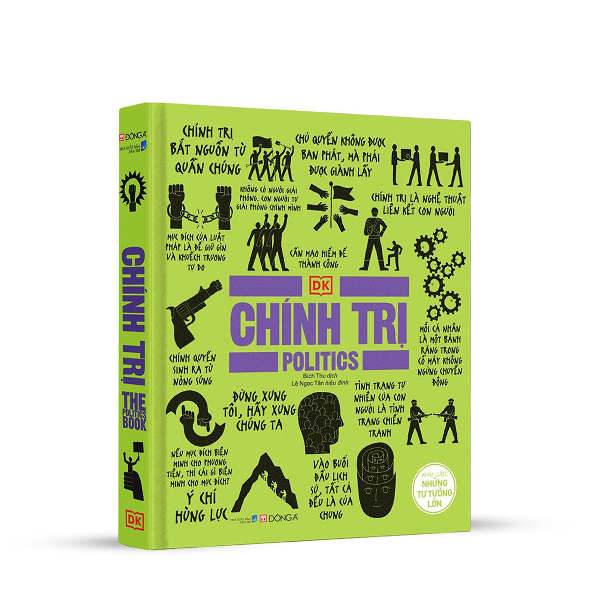 Sách "Chính trị - Khái lược những tư tưởng lớn" bìa cứng, in màu