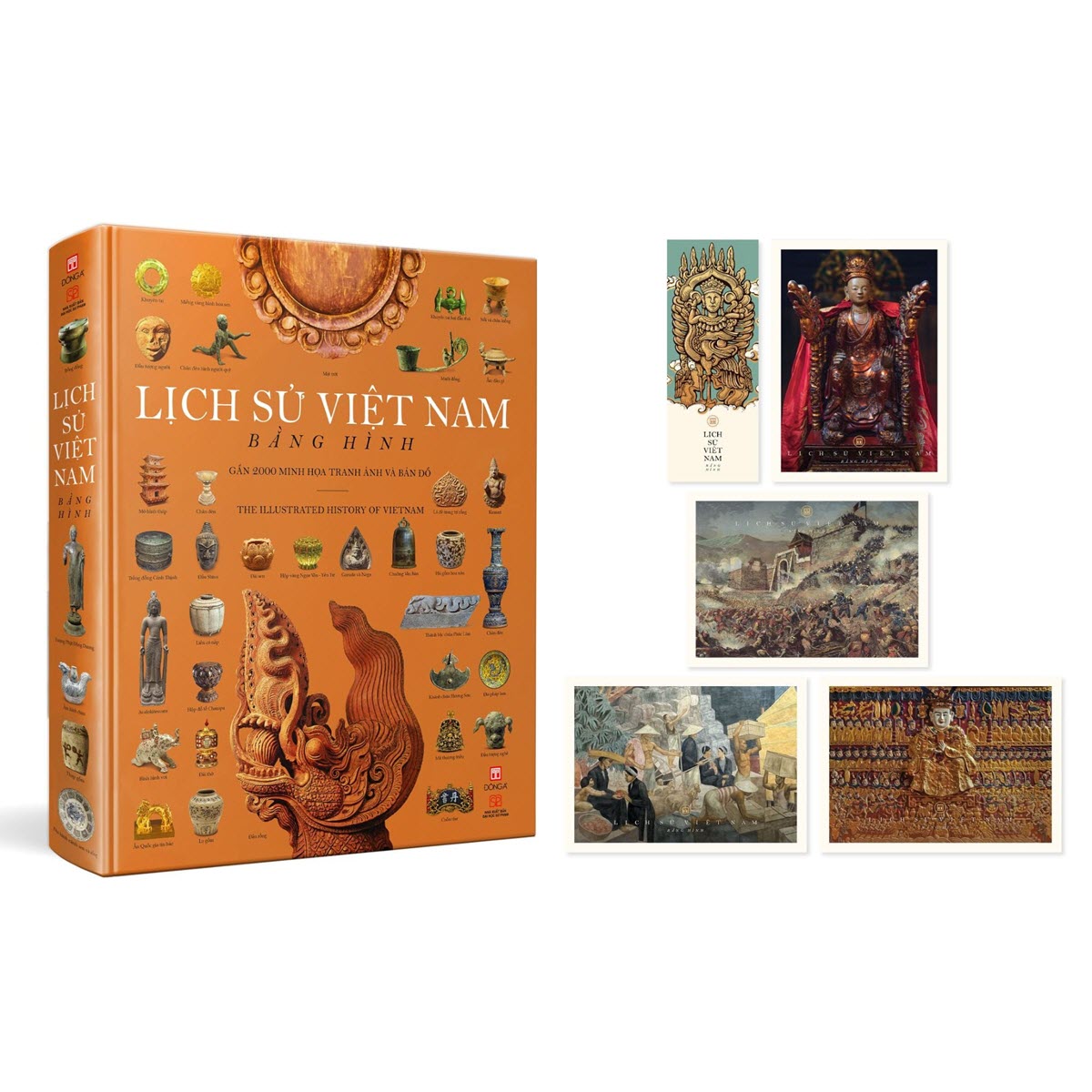 Sách "Lịch sử Việt Nam bằng hình" - Gần 2000 minh họa tranh ảnh và bản đồ