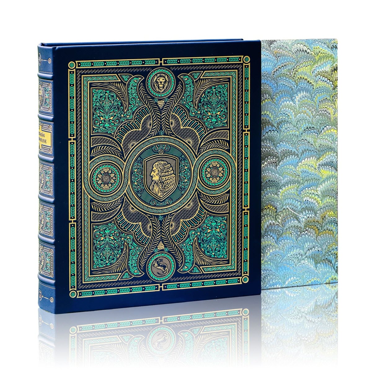 Tuyển tập "Ngụ ngôn La Fontaine" bìa da Microfiber giới hạn 895 bản