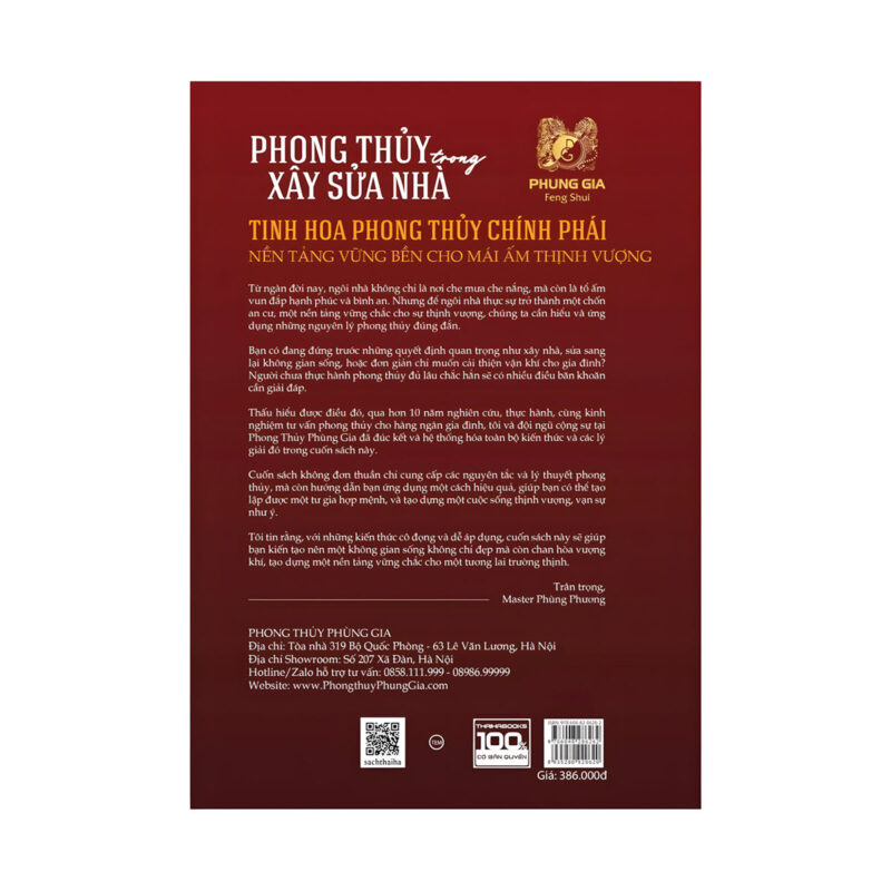 sách phong thủy trong xây nhà