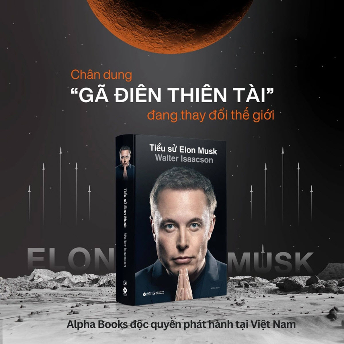 Sách Tiểu Sử Elon Musk (bìa cứng)