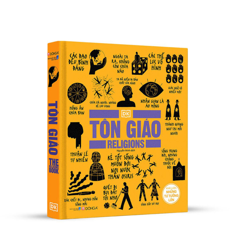 Sách "Tôn giáo - Khái lược những tư tưởng lớn" bìa cứng, in màu toàn bộ