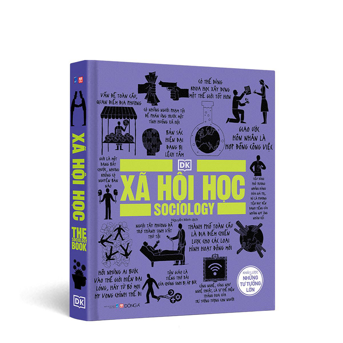 Sách "Xã hội học - Khái lược những tư tưởng lớn" bìa cứng in màu