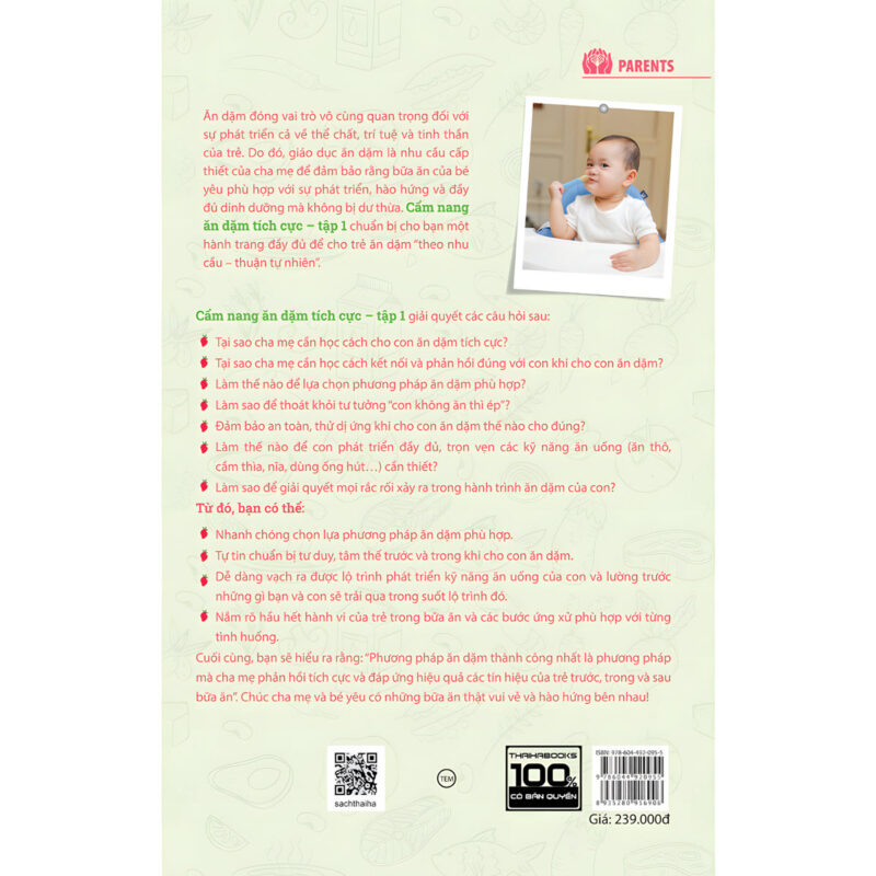sách cẩm nang ăn dặm tích cực - tập 1
