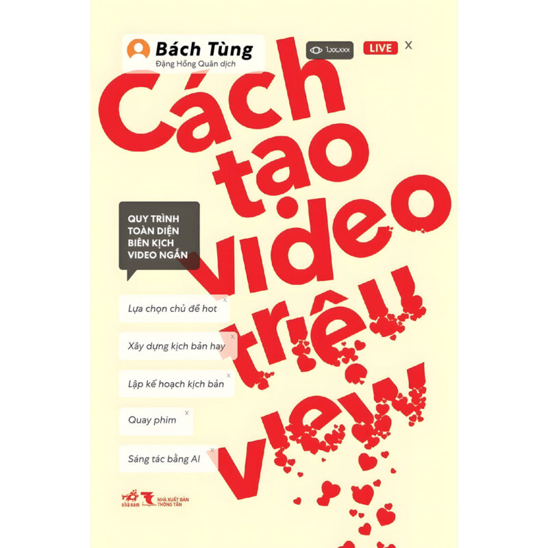 sách cách tạo video triệu view
