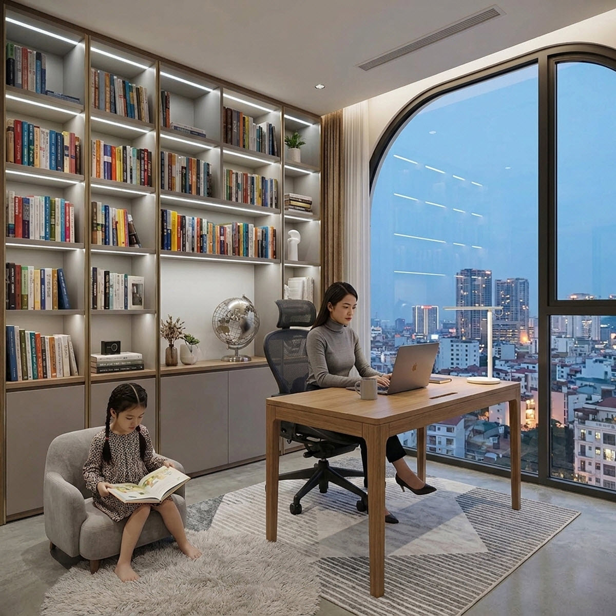 5 Lưu Ý Để Thiết Kế Phòng Đọc Sách Chung Cư Đẹp Và Sang Trọng