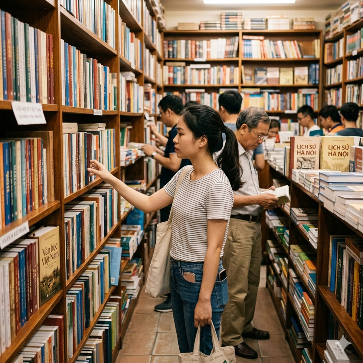 Cách nhận biết một địa chỉ mua sách ở Hà Nội uy tín
