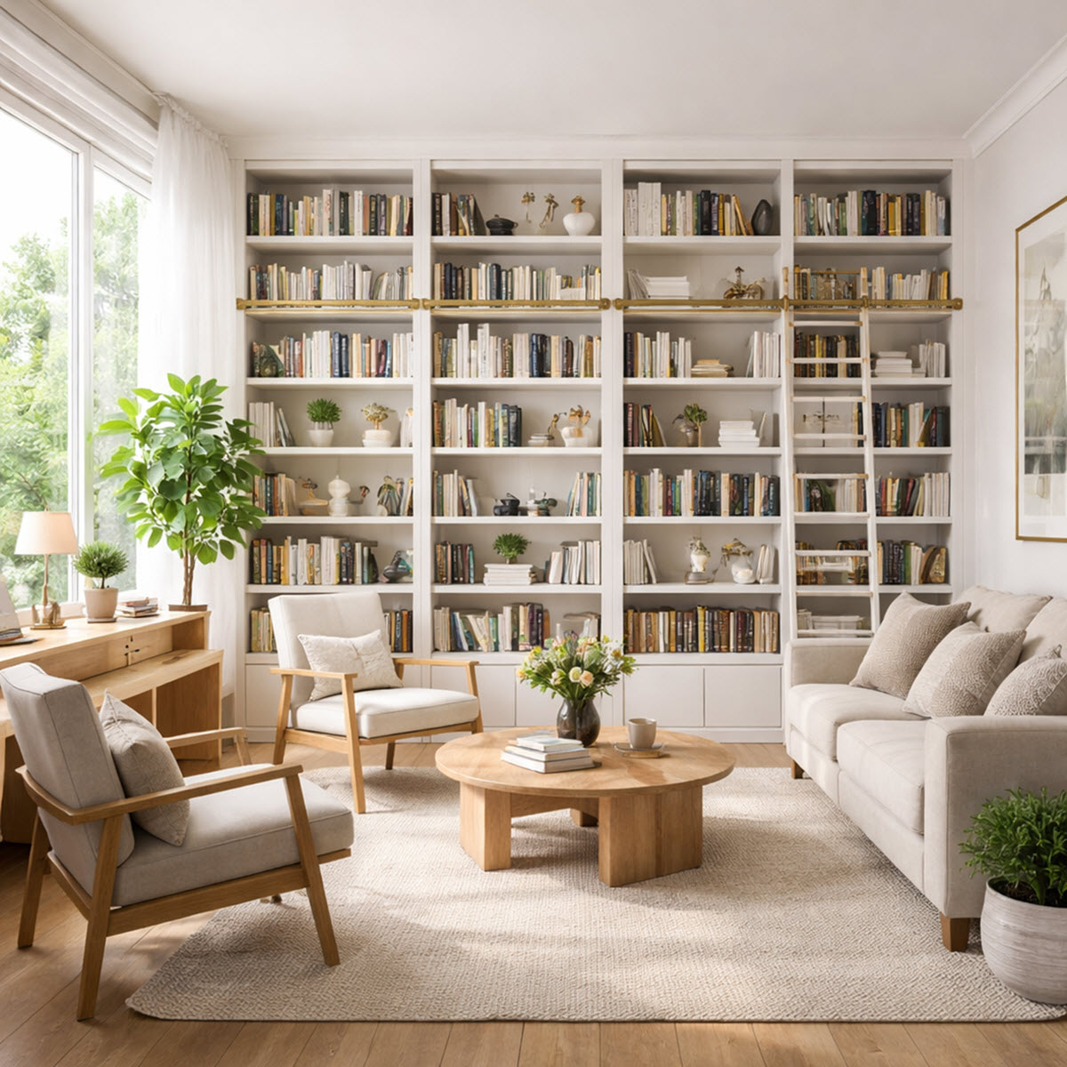 Hướng Dẫn Decor Phòng Đọc Sách Đẹp Cực Đơn Giản