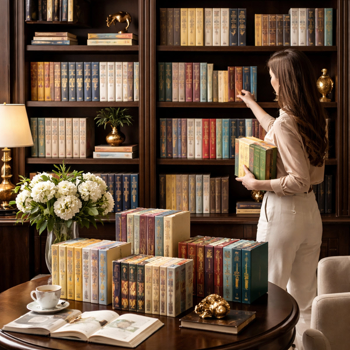 Hướng Dẫn Chọn Mua Sách Trọn Bộ Theo Chủ Đề Cho Phòng Đọc Sách Cao Cấp