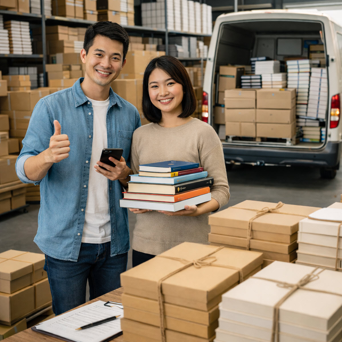 Lựa chọn dịch vụ cung cấp sách số lượng lớn trọn gói