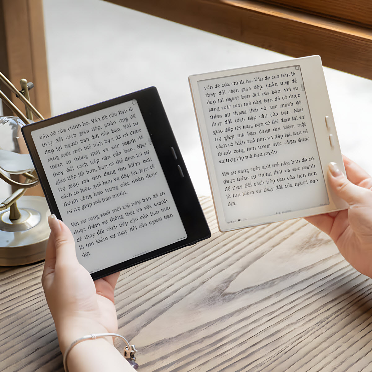 đọc sách giấy truyền thống và đọc sách điện tử