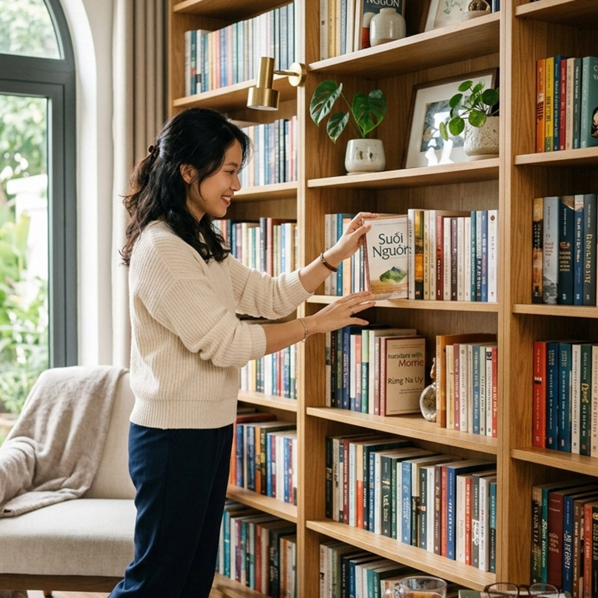 Thiết Kế Tủ Sách Phù Hợp Với Không Gian Phòng Sách Tại Nhà