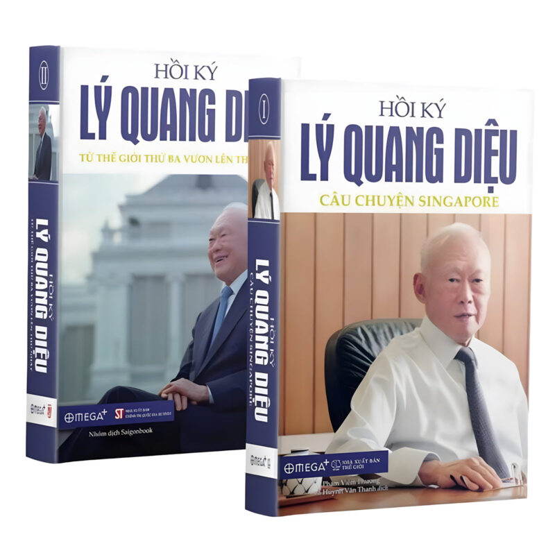 combo bộ 2 sách hồi ký lý quang diệu