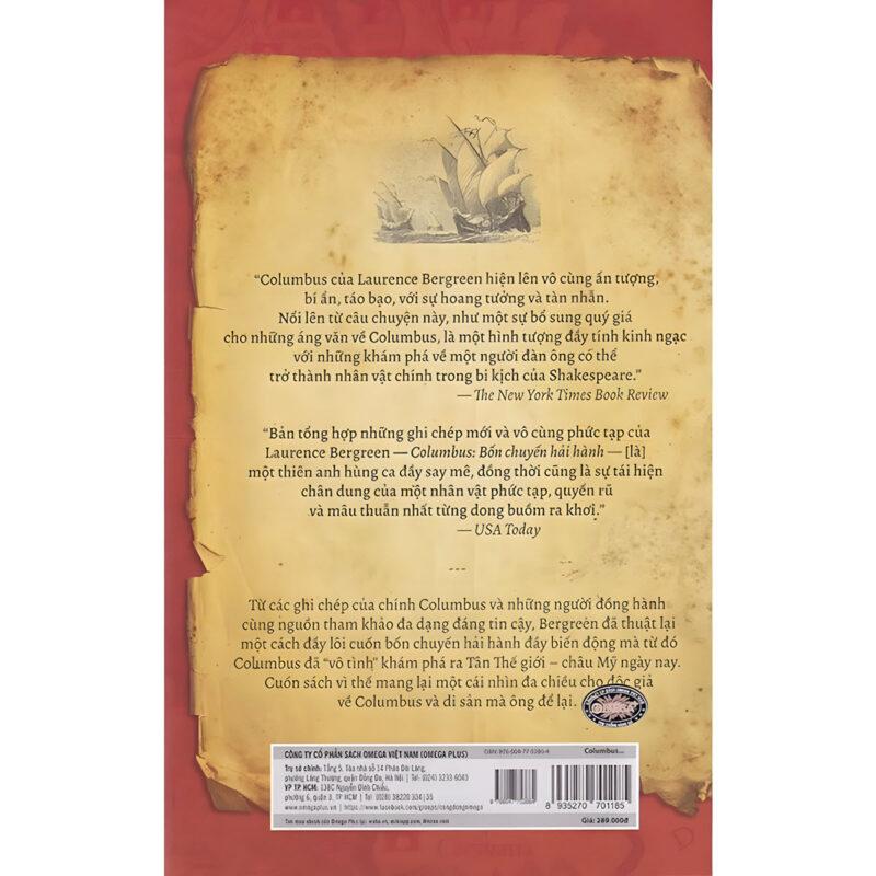 sách columbus bốn chuyến hải hành