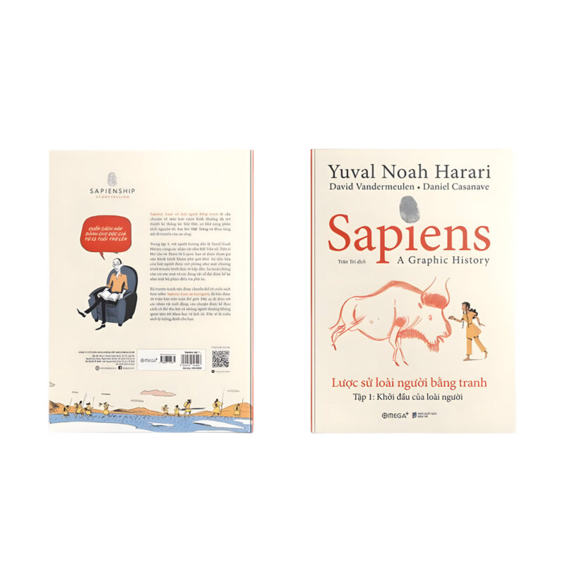 sách sapiens lược sử loài người bằng tranh tập 1: Khởi đầu của loài người