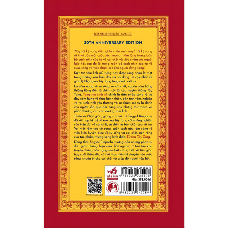 sách tạng thư sinh tử (bìa cứng)
